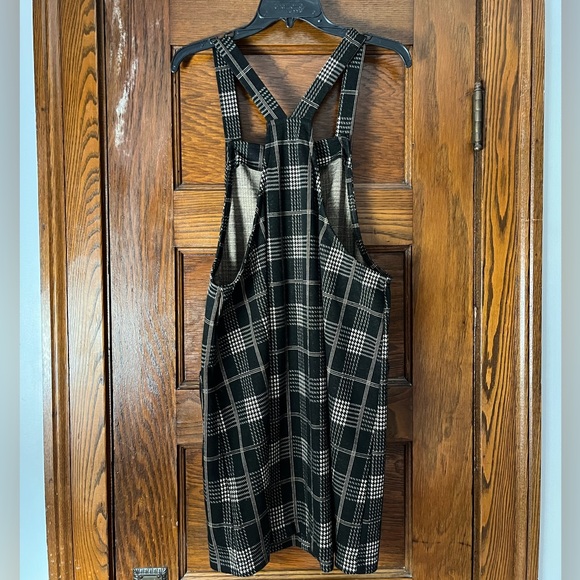 Plaid Overall Dress - Picture 4 of 4